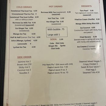 Thai Thai - menu - Thai Near Me - Northampton, Massachusetts Thai Thai - menu - Thai Near Me - Northampton, Massachusetts