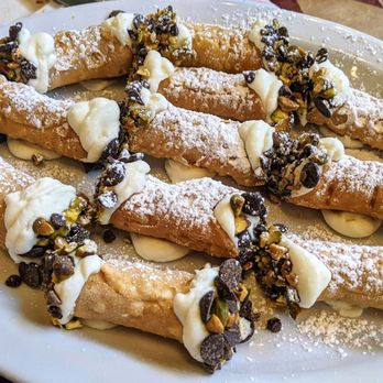 Metro Pizza - 07/23/23 Cannoli - Ricotta, Mascarpone, Chocolate Chips, Pistachios, Confectioner's Sugar - Pizza Near Me - Henderson, Nevada Metro Pizza - 07/23/23 Cannoli - Ricotta, Mascarpone, Chocolate Chips, Pistachios, Confectioner's Sugar - Pizza Near Me - Henderson, Nevada