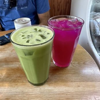 Honey Hi - Matcha and dragonfruit lemonade - Cafes Near Me - Los Angeles, California Honey Hi - Matcha and dragonfruit lemonade - Cafes Near Me - Los Angeles, California