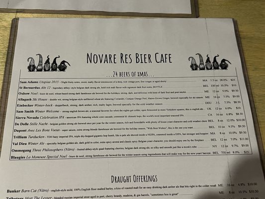 Menu photo 8 Novare Res Bier Cafe Portland, ME Menu photo 8 Novare Res Bier Cafe Portland, ME
