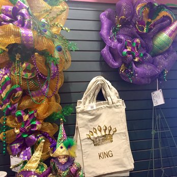 Rouses Market - purple, green, and gold decorations - Grocery Near Me - Youngsville, Louisiana