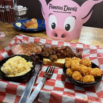 Famous Dave's - Top left corner is tri-tip - Barbeque Near Me - Rancho Cucamonga, California