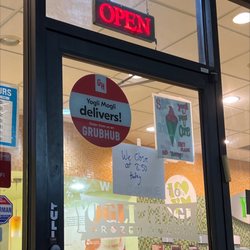 Yogli Mogli Sandy Springs - Though store hours are until 10 PM on Sunday's, call before coming in. You may waste your time.