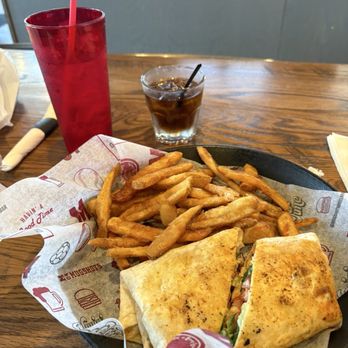 Mugshots Grill & Bar - Biloxi, MS - Inferno wrap. Hot, but didn't kill the taste - American Near Me - Biloxi, Mississippi Mugshots Grill & Bar - Biloxi, MS - Inferno wrap. Hot, but didn't kill the taste - American Near Me - Biloxi, Mississippi