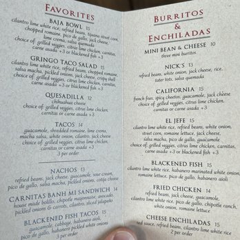 Little Son - Menu - Mexican Near Me - Newport Beach, California