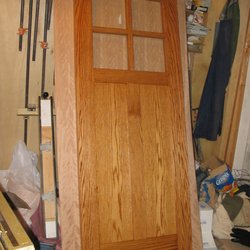Berkshire Carpentry - Custom Oak door.