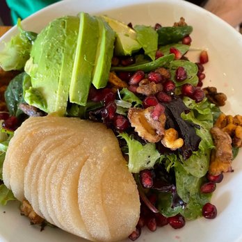 Irregardless Cafe - Poached pear salad - New American Near Me - Raleigh, North Carolina