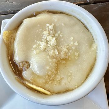 Tangö Contemporary Café - 1/2 Sweet Caramelized Onion Soup - Asian Fusion Near Me - Honolulu, Hawaii Tangö Contemporary Café - 1/2 Sweet Caramelized Onion Soup - Asian Fusion Near Me - Honolulu, Hawaii