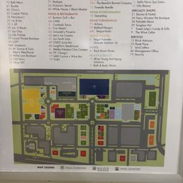 Shops/restaurants. The hotel is 75 on the map.