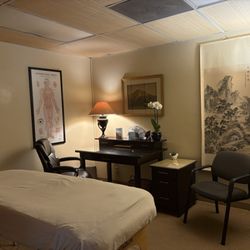 Kristen Swegles, LAC MTCM CMP - Treatment room for massage, cupping, acupuncture, reiki, etc.