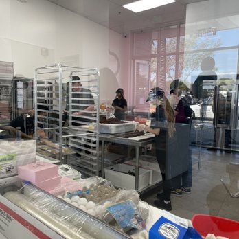 Crumbl - Orange - Watching the workers prep. - Bakeries Near Me - Orange, California Crumbl - Orange - Watching the workers prep. - Bakeries Near Me - Orange, California
