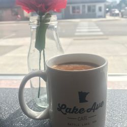 Lake Ave Cafe - Lake Ave. from within Lake Ave. Cafe