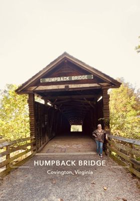 Historic Humpback Covered Bridge by null