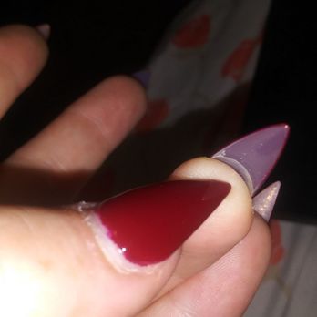 Natomas Nails - Gap under another nail. - Nail Salons Near Me - Sacramento, California