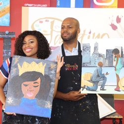 Painting with a Twist - It all came together finally