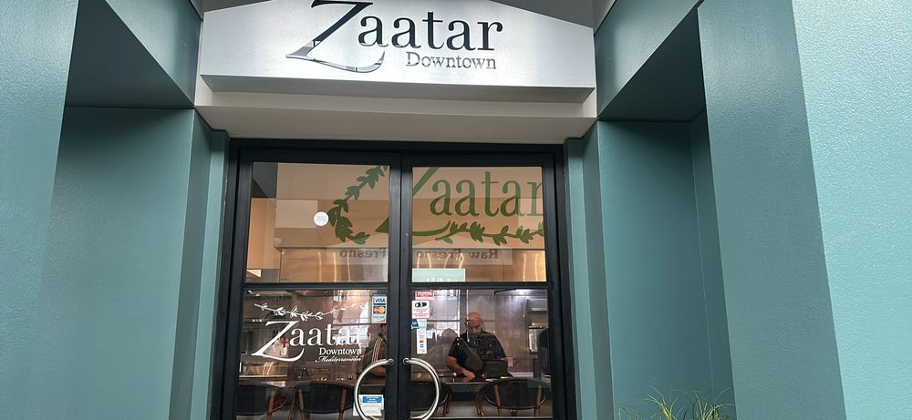 Food from Zaatar Downtown