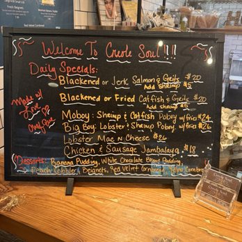 Creole Soul Restaurant - Daily Specials - Cajun/Creole Near Me - Baltimore, Maryland