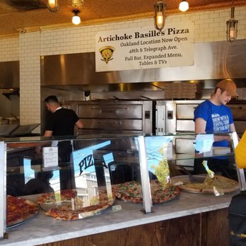 Artichoke Basille's Pizza - Inside is standing room only - Pizza Near Me - Berkeley, California