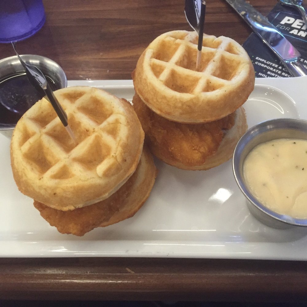 Topgolf - Chicken waffles - Sports Bars Near Me - Midvale, Utah Topgolf - Chicken waffles - Sports Bars Near Me - Midvale, Utah