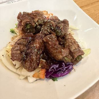 Hoshi Sushi - Asparagus Beef Roll - Japanese Near Me - Naperville, Illinois