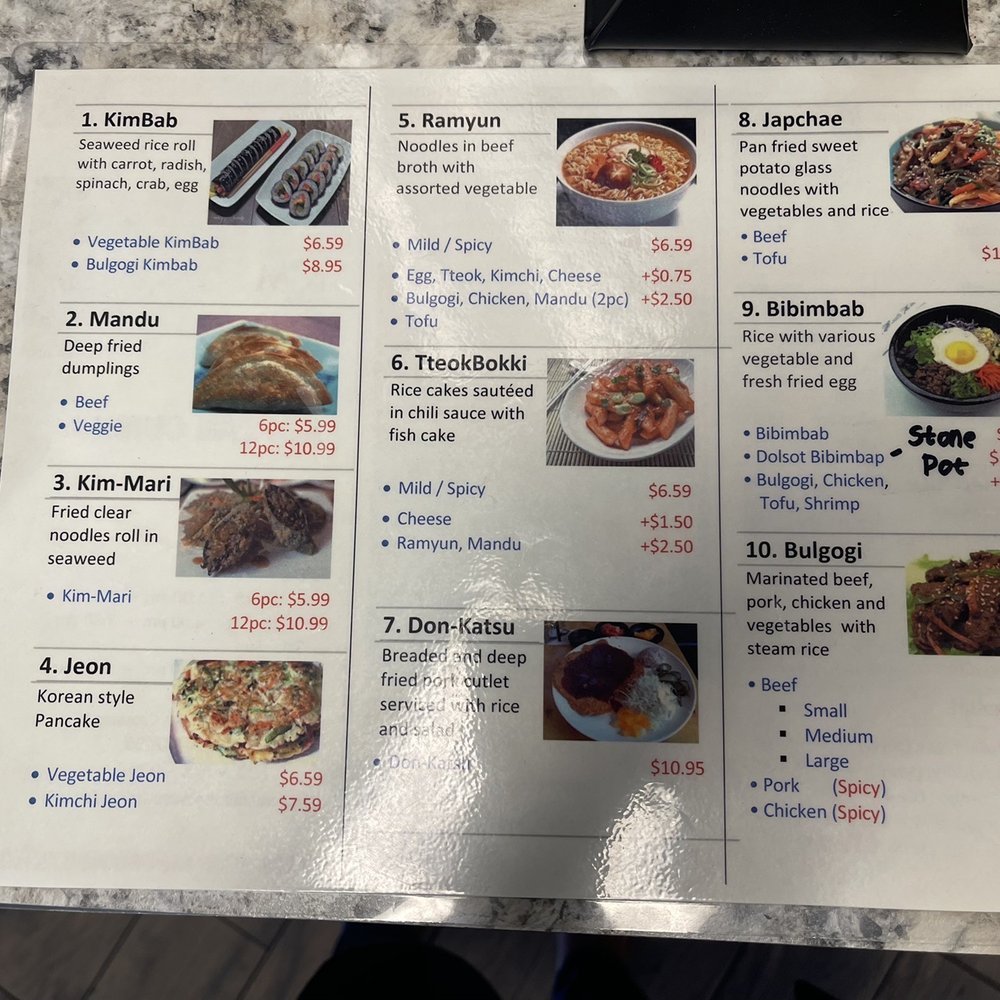 Kim & Bab - Menu April 2022 - Korean Near Me - New Albany, Indiana Kim & Bab - Menu April 2022 - Korean Near Me - New Albany, Indiana