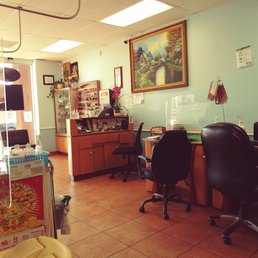 Massage chair during pedicure