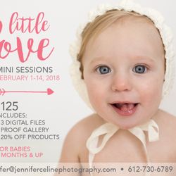 Jennifer Celine Photography - Little Love Mini Sessions: February 1-14, 2018