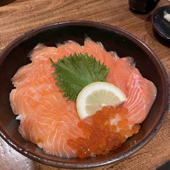 Mikuni - Salmon donburi - Japanese Near Me - Davis, California Mikuni - Salmon donburi - Japanese Near Me - Davis, California