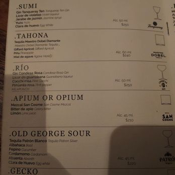 Baltra - Menu as of March 2024 - Bars Near Me - México, D.F., DIF