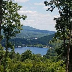 Norway Country Club - Gorgeous view from hole #1 men's tee. Worth the trip to the men's tee box.