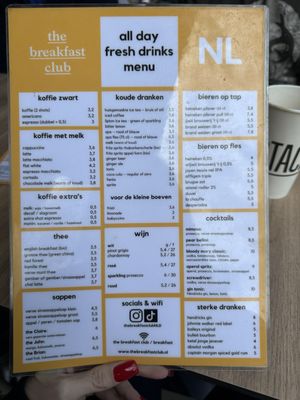 Menu photo 8 The Breakfast Club Amsterdam, NH Menu photo 8 The Breakfast Club Amsterdam, NH