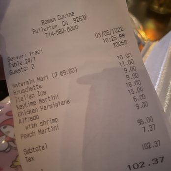 Roman Cucina - Not bad - Italian Near Me - Fullerton, California Roman Cucina - Not bad - Italian Near Me - Fullerton, California