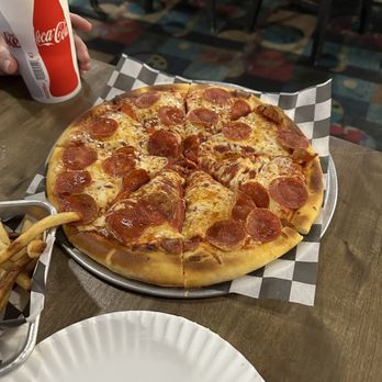 Bellevue Bowl - Pepperoni Pizza - Bowling Near Me - Atwater, California Bellevue Bowl - Pepperoni Pizza - Bowling Near Me - Atwater, California