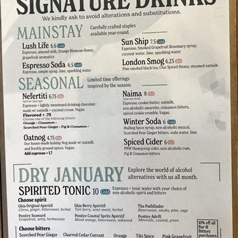 Ghost Note Coffee - Signature drinks menu Jan 2024 - Coffee & Tea Near Me - Seattle, Washington Ghost Note Coffee - Signature drinks menu Jan 2024 - Coffee & Tea Near Me - Seattle, Washington