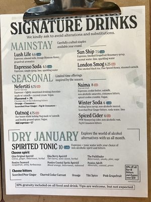 Menu photo 8 Ghost Note Coffee Seattle, WA