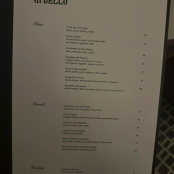 Bar di Bello - Menu - Bars Near Me - Los Angeles, California Bar di Bello - Menu - Bars Near Me - Los Angeles, California