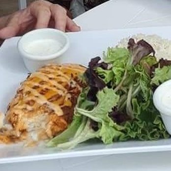 U-Tiki Beach - plain white rice and plain lettuce - Seafood Near Me - Jupiter, Florida U-Tiki Beach - plain white rice and plain lettuce - Seafood Near Me - Jupiter, Florida