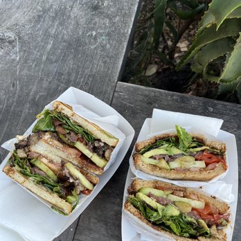 Hazel's Kitchen - Sliced Steak Melt on the left and Veggie Melt on the right - Sandwiches Near Me - San Francisco, California Hazel's Kitchen - Sliced Steak Melt on the left and Veggie Melt on the right - Sandwiches Near Me - San Francisco, California