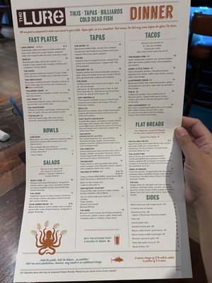 Menu photo 5 The Lure Saint Petersburg, FL