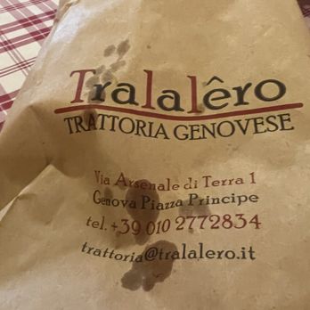 Tralalero - How they put the bread on the table - Ligurian Near Me - Genova, GE