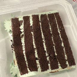 Mint Cake Slice
