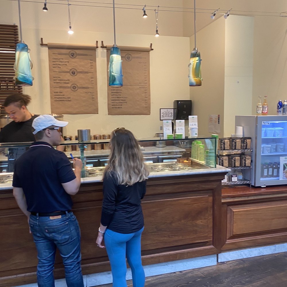 Pitango Gelato & Coffee - The counter. Very swoopy and modern - Ice Cream & Frozen Yogurt Near Me - Reston, Virginia Pitango Gelato & Coffee - The counter. Very swoopy and modern - Ice Cream & Frozen Yogurt Near Me - Reston, Virginia