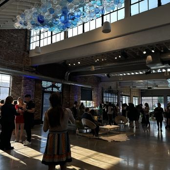 Third Degree Glass Factory - This is the ceiling of the inside. The space is so vast and beautiful - Art Galleries Near Me - Saint Louis, Missouri