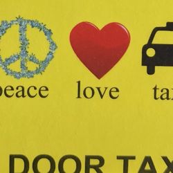 Yellow Door Taxi - Peace love taxi