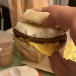 Shell Sausage McMuffin Meal