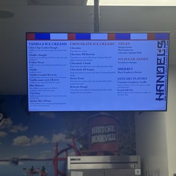 Handel's Ice Cream - Menu - Ice Cream & Frozen Yogurt Near Me - Roseville, California