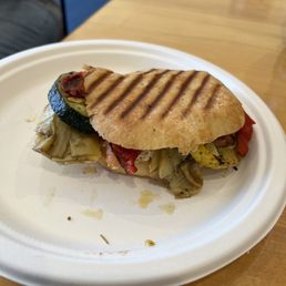 Vegetable panini with goat cheese Vegetable panini with goat cheese