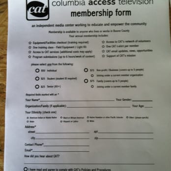 Columbia Access Television - Membership form - Television Service Providers Near Me - Columbia, Missouri Columbia Access Television - Membership form - Television Service Providers Near Me - Columbia, Missouri