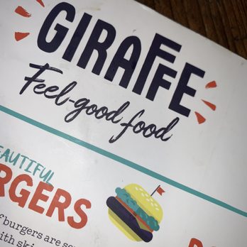 Giraffe - Menu shot - British Near Me - London, XGL