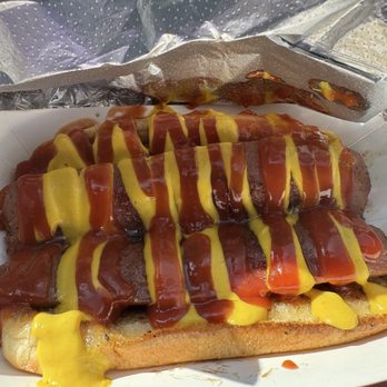 Dogs On The Curb - Classic Dog with only ketchup and mustard. - Hot Dogs Near Me Dogs On The Curb - Classic Dog with only ketchup and mustard. - Hot Dogs Near Me